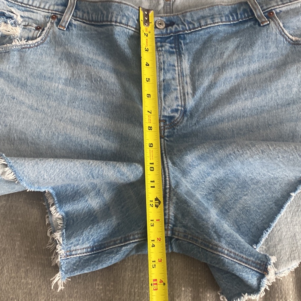 Abercrombie And Fich The 90s Baggy Shorts Low Rise Size 37/24 - Picture 9 of 10